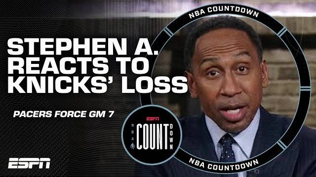 There Is No Tomorrow! - Stephen A. Reacts To Knicks' Game 6 Loss To The Pacers | Nba Countdown