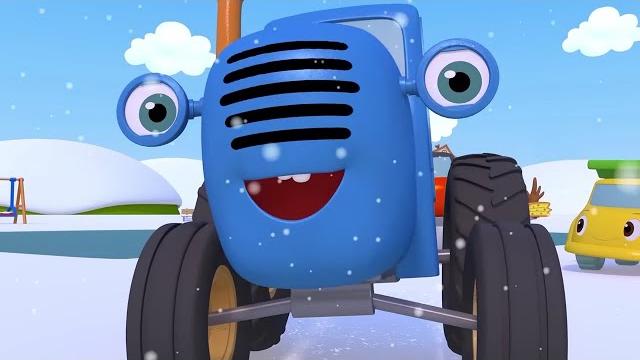 Синий Трактор 3D 🚜 Красный Бульдозер - Новые Мультики Про Машинки Для Детей