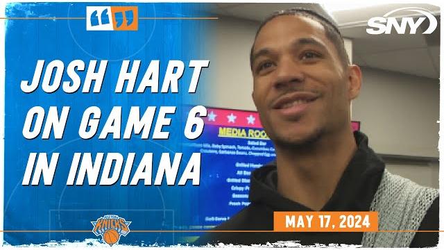 Josh Hart On Potentially Closing Out Knicks' Series On The Road, Idea Of Being A Pf | Sny