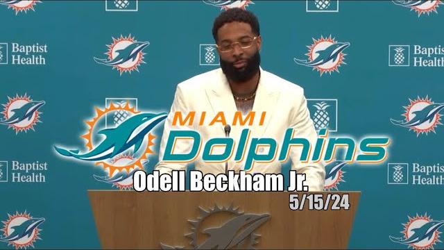Odell Beckham Jr Condensed Interview Miami Dolphins Football & Imo