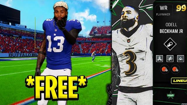 Free 99 Odell Beckham Jr Is A Must Have In Madden 24!