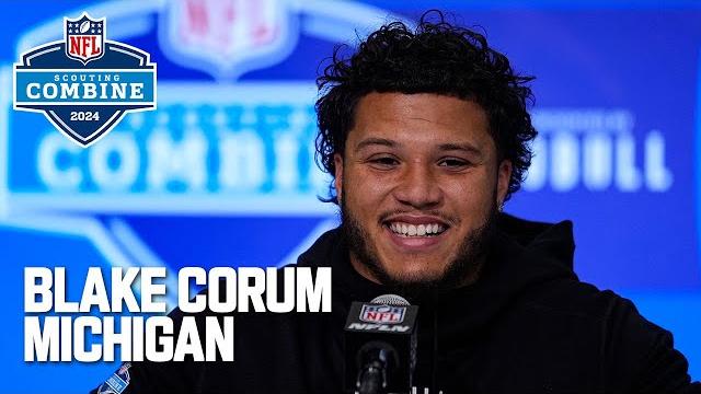 Blake Corum's Full 2024 Nfl Scouting Combine On Field Workout