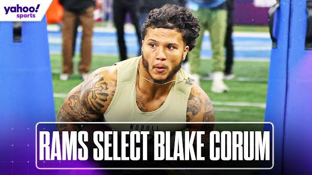 A Healthy Blake Corum Can Give The Rams A Strong 1-2 Punch In The Backfield | Yahoo Sports