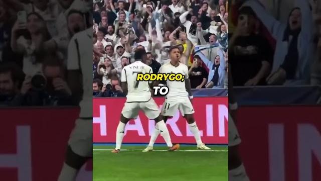 Rodrygo's First Goal Memory At Real Madrid 🥶 #Football #Realmadrid #Shorts